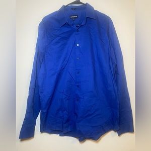 Men’s blue 1MX express dress shirt size XL